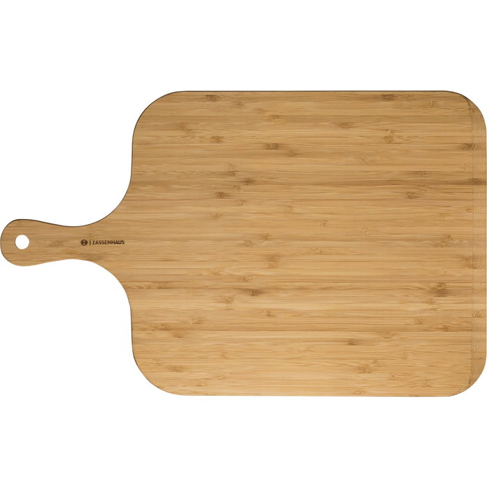 Zassenhaus Tabla de cortar de bambú para pizza y tarte flambée 51,5x32x0,8cm