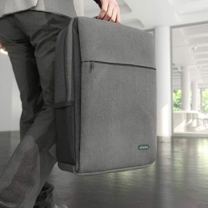 Aisens Mochila para Portátil de 17 pulgadas Gris