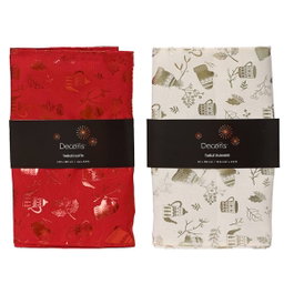 Decoris Camino de mesa navideño colores surtidos 32 x 150 cm