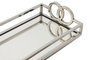Bandeja Decoracion Moderno DKD Home Decor Plateado 17 x 7 x 30 cm