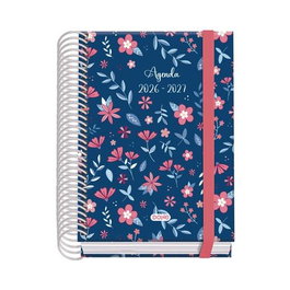Dohe Agenda Escolar Prime A6 Espiral Cartón Forrado Mod. Lovely Curso 2026-2027