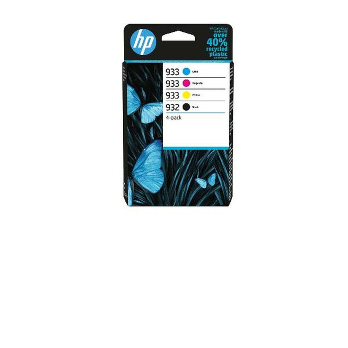 HP Paquete de 4 tintas Originales 932 negro y 933 cian/magenta/amarillo HP Paquete de 4 tintas Originales 932 negro y 933 cian/magenta/amarillo