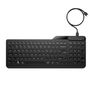 HP Teclado con Cable HP 400 Retroiluminado - Negro, Distribución Español (ES), USB, para Windows 10