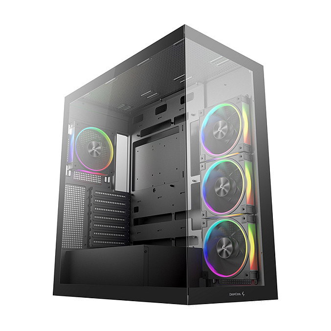Deepcool CG580 4F V2 Caja Semitorre Gaming Negro