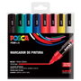 POSCA Estuche de Rotuladores PC-5M Basic Colores Surtidos, 8 Unidades
