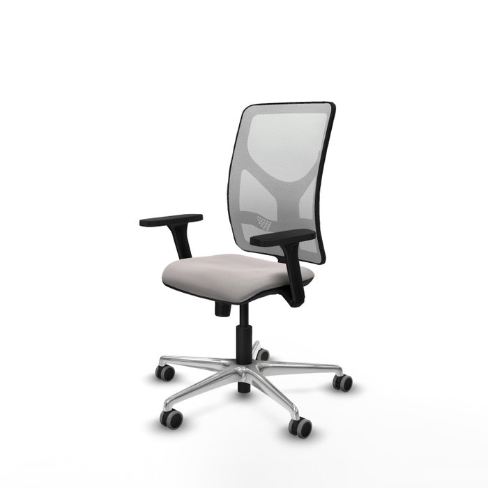 PIQUERAS Y CRESPO Silla de oficina Motilla con mecanismo Sincro, Brazos 3D y Similpiel Blanco PIQUERAS Y CRESPO Silla de oficina Motilla con mecanismo Sincro, Brazos 3D y Similpiel Blanco