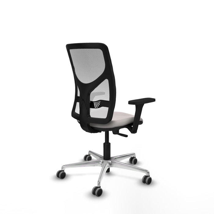 PIQUERAS Y CRESPO Silla de oficina Motilla con mecanismo Sincro, Brazos 3D y Similpiel Blanco PIQUERAS Y CRESPO Silla de oficina Motilla con mecanismo Sincro, Brazos 3D y Similpiel Blanco