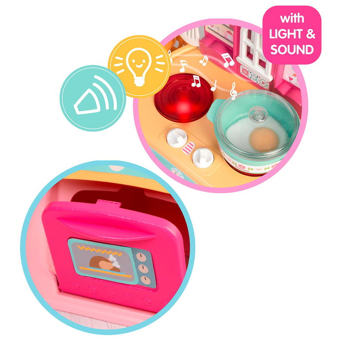 Famosa Nenuco Muñeco Cocinita Mágica con 10 Accesorios, 30 cm Famosa Nenuco Muñeco Cocinita Mágica con 10 Accesorios, 30 cm