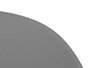 Giftdecor Silla Respaldo Gris Apilable 46 x 78.5 x 51 cm (Set de 4)