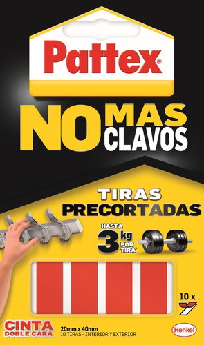 Patttex Cinta Adhesiva Doble Cara No Más Clavos Pre Cortada Patttex Cinta Adhesiva Doble Cara No Más Clavos Pre Cortada