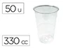 Blanca Vaso Plástico Transparente Polipropileno 330 cc Paquete de 50 Unidades