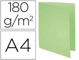 Exacompta Subcarpeta en cartulina reciclada DIN A4 170 g/m², verde prado claro, certificado Blue Angel