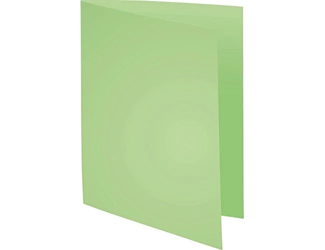 Exacompta Subcarpeta de Cartulina Reciclada DIN A4 Verde Prado Claro