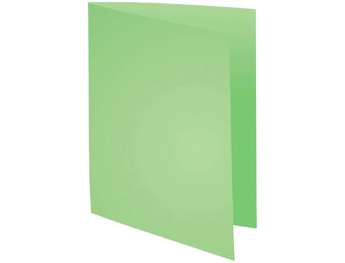 Exacompta Subcarpeta en cartulina reciclada DIN A4 170 g/m², verde prado claro, certificado Blue Angel