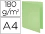 Exacompta Subcarpeta en cartulina reciclada DIN A4 170 g/m², verde prado claro, certificado Blue Angel