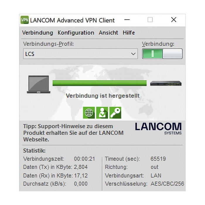 LANCOM Advanced VPN Client (Windows, 10 Usuarios) - ESD - Licencia Completa LANCOM Advanced VPN Client (Windows, 10 Usuarios) - ESD - Licencia Completa