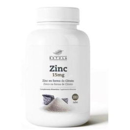 BETULA Zinc 15Mg 180 Comp. Citrato Máxima Biodisponibilidad Ayuda Sistema Inmune Piel Cabello Testosterona