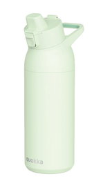 QUOKKA Termo Botella Kids Acero Inoxidable 700ml con Boquilla Sipper Tide, Color Pastel Green