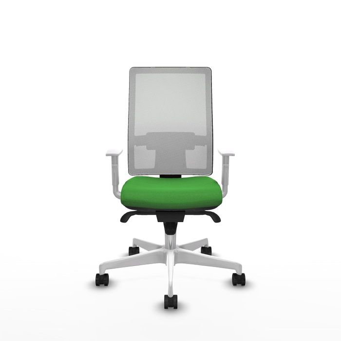 PIQUERAS Y CRESPO Silla de oficina Horna con mecanismo Sincro, Verde y Blanco PIQUERAS Y CRESPO Silla de oficina Horna con mecanismo Sincro, Verde y Blanco