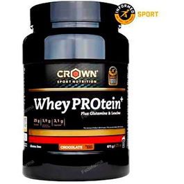 CROWN SPORT NUTRITION Whey Protein + Chocolate 871 G (25 Porciones)