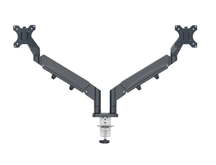 Leitz Brazo para Monitor Dual Ergo Space Saving Gris Oscuro