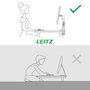 Leitz Brazo para Monitor Dual Ergo Space Saving Gris Oscuro
