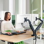 Leitz Brazo para Monitor Dual Ergo Space Saving Gris Oscuro