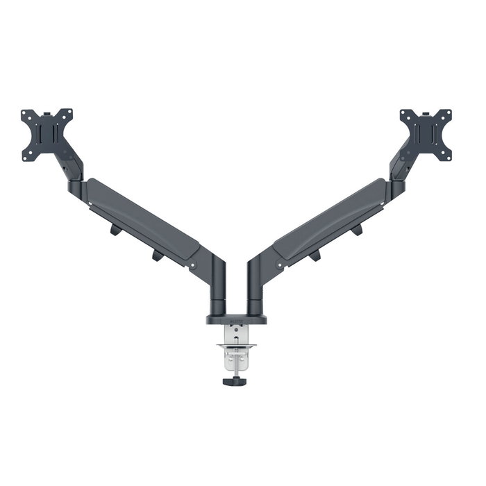 Leitz Brazo para Monitor Dual Ergo Space Saving Gris Oscuro