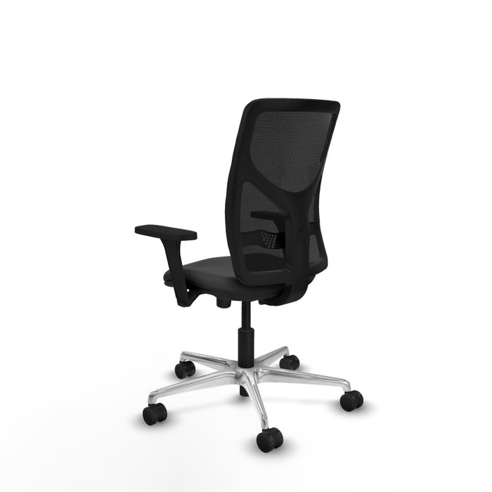 PIQUERAS Y CRESPO Silla de oficina Motilla Gris oscuro/Negro con Mecanismo Sincro/Traslack