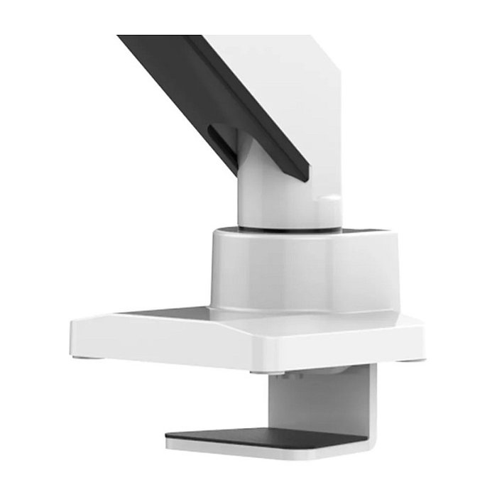Neomounts Kit de Montaje NM-D775DX3 para 3 Monitores LCD de 17 a 24 Pulgadas (43.2-61 cm), Soporte de Escritorio Ajustable de Aluminio Blanco, Carga 6 kg