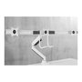 Neomounts Kit de Montaje NM-D775DX3 para 3 Monitores LCD de 17 a 24 Pulgadas (43.2-61 cm), Soporte de Escritorio Ajustable de Aluminio Blanco, Carga 6 kg
