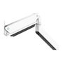 Neomounts Kit de Montaje NM-D775DX3 para 3 Monitores LCD de 17 a 24 Pulgadas (43.2-61 cm), Soporte de Escritorio Ajustable de Aluminio Blanco, Carga 6 kg
