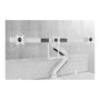 Neomounts Kit de Montaje NM-D775DX3 para 3 Monitores LCD de 17 a 24 Pulgadas (43.2-61 cm), Soporte de Escritorio Ajustable de Aluminio Blanco, Carga 6 kg