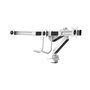 Neomounts Kit de Montaje NM-D775DX3 para 3 Monitores LCD de 17 a 24 Pulgadas (43.2-61 cm), Soporte de Escritorio Ajustable de Aluminio Blanco, Carga 6 kg
