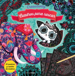 TIMUN MAS Creactivity. Animales del mundo. Cuadros para rascar