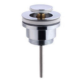 Verhal - Válvula Clíck-Clac Pequeña para Lavabo y Bidé, 1 1/4 Pulgadas, Ø63 x 50 mm, Latón Cromado