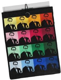 CAMPO DAS REDES Funda acolchada para libros Castelao Warhol 21x28cm