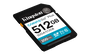 Kingston Tarjeta SDXC Canvas Go Plus 512GB Gen4 200MB/s C10 UHS-I U3 V30 SDG4/512GB para Cámaras Digitales y Vídeo 4K