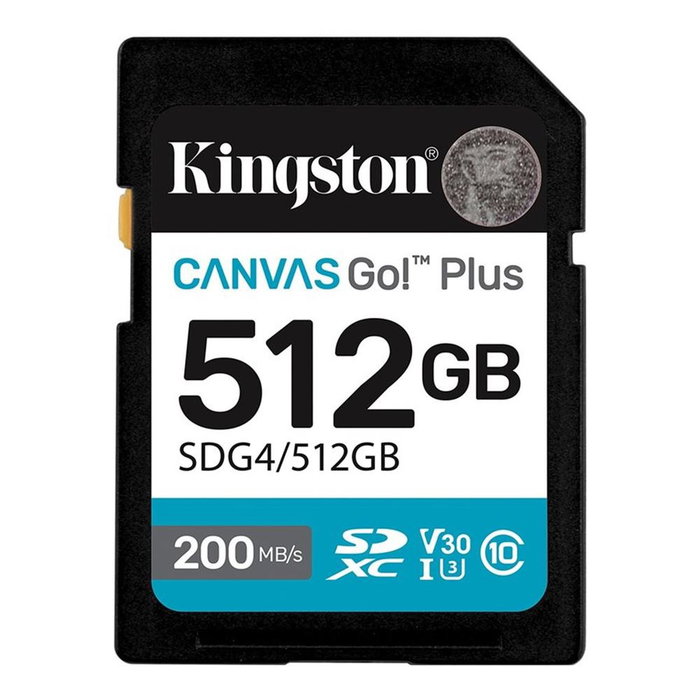 Kingston Technology Canvas Go! Plus 512GB SDXC Kingston Technology Canvas Go! Plus 512GB SDXC