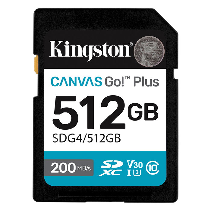 Kingston Canvas Go! Plus 512GB SDXC