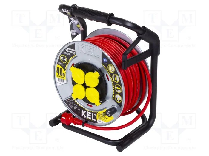 KEL Prolongador de Alimentación HEAVY H05RR-F 3G2,5mm2 40m Rojo KEL Prolongador de Alimentación HEAVY H05RR-F 3G2,5mm2 40m Rojo