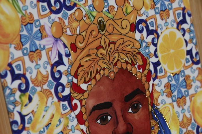 DKD Home Decor Salvamantel Sicilia 2024 Mediterraneo Dolomite Bambu Multicolor 28 x 19 x 1 cm (12 Unidades)