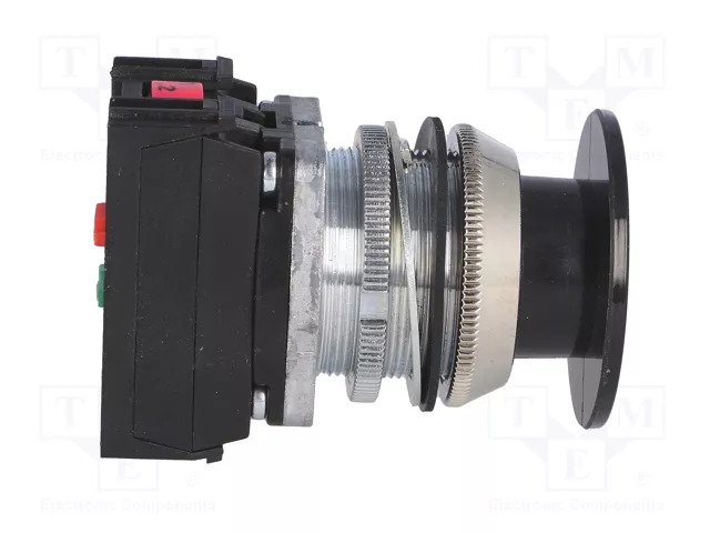 PROMET Interruptor de presión 30mm Negro NC + NA PROMET Interruptor de presión 30mm Negro NC + NA