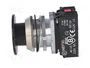 PROMET Interruptor de presión 30mm Negro NC + NA