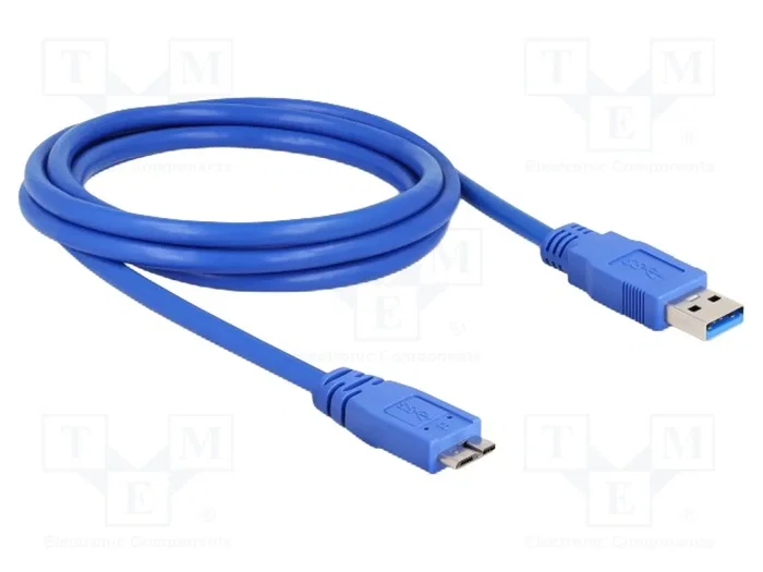 DeLOCK Cable USB Micro USB 3.0 de 2 m, Tipo-A a Micro-B, Azul DeLOCK Cable USB Micro USB 3.0 de 2 m, Tipo-A a Micro-B, Azul