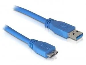DeLOCK Cable USB 3.0-A a Micro USB 3.0 de 2 m, Azul DeLOCK Cable USB 3.0-A a Micro USB 3.0 de 2 m, Azul