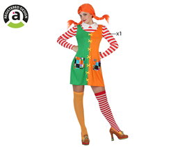 Disfraz para Adultos Th3 Party Multicolor Fantasía (1 Pieza)