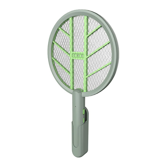 Coati Raqueta mata mosquitos eléctrica recargable 30 m² con base luz UV y soportes Coati Raqueta mata mosquitos eléctrica recargable 30 m² con base luz UV y soportes