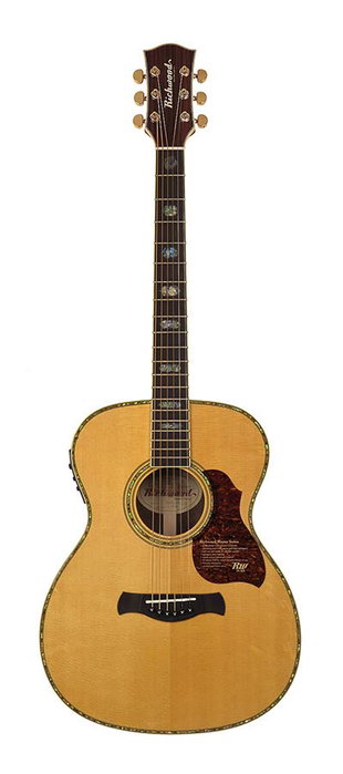 Guitarra Acústica Richwood Electrificada Auditorium Artesana Guitarra Acústica Richwood Electrificada Auditorium Artesana