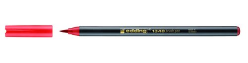 Rotulador Fibra Edding 1340 Brushpen Rojo (Set de 10) Rotulador Fibra Edding 1340 Brushpen Rojo (Set de 10)